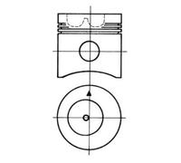 KS kolbenschmidt 93 045 600 Piston