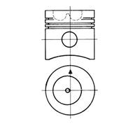 KS kolbenschmidt 93 069 600 Piston