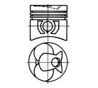 KS kolbenschmidt 93 444 620 Piston