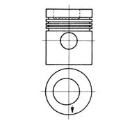 KS kolbenschmidt 93 882 piston 600