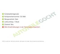 KS kolbenschmidt MS-1450 a STD principal Roulement