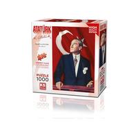 KS Puzzle 20728 - Atatürk et le drapeau turc - Puzzle de 1000 pièces pour adultes