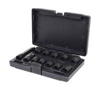 KS TOOL Coffret de douilles à chocs 6 pans 1/2'' 10 douilles 1 cardan 1 rallonge 12 pièces 515.0112