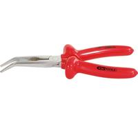 KS TOOLS 1,000V Pince à bec plat courbée 160 mm - 117.1294