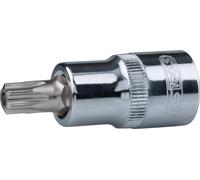 KS Tools 1/2 CHROME+ Douille à embout TX avec alésage, TB10, 918.1720