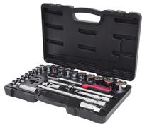 'KS Tools Chrome + 1/2 6 pans Jeu de douilles 28 pièces., 1 pièce, 918.0728