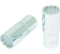 KS TOOLS 1/2" CHROMEplus Douille à 12 pans longue 18 mm - 918.1712