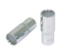 KS Tools 1/2" Douilles 12 pans CHROMEplus, longues, 18 mm Quantité:1