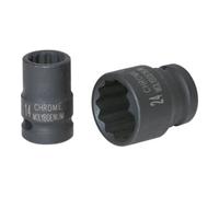 'KS Tools 5150901 Douille à impact, court, 3/8 12 pans carré 1/2 Drive