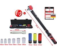 KS Tools ERGOTORQUE®precision 516.2400 Jeu de clés dynamométriques avec cliquet 1/2\ (12.5 mm) 20