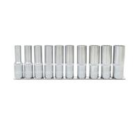 KS Tools 1/2" Jeu de douilles 12 pans, longues, 10 pcs. Quantité:1