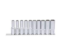 KS Tools 1/2" Jeu de douilles 6 pans, longues, 10 pcs. 10-19 mm Quantité:1