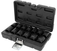 KS TOOLS 1/2" Jeu de douilles à chocs 12 pans, courtes, 13 pcs