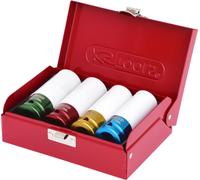 KS TOOLS 1/2" Jeu de douilles à chocs pour jantes aluminium, 4 pcs