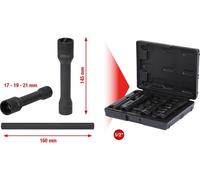 KS TOOLS 1/2" Jeu de douilles à profil spiralé XL 4 pces 17-21 mm - 913.1290