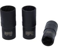 KS Tools 1/2" Jeu de douilles double à chocs, 3pcs.,17-21mm Quantité:1