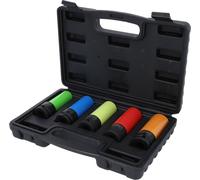 KS TOOLS 1/2' Jeu de douilles à chocs pour jantes aluminium robustes, 5 pcs ( 515.0870 )