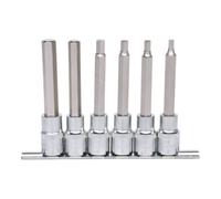 KS Tools Jeu de douilles tournevis 1/2" 6 pans intérieur CHROMEplus longues 5-12 mm (6 pcs)