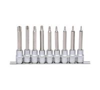 KS Tools – Jeu de douilles tournevis TX 917.1790 1/2" percé, longues, 9 pièces TB20-TB60