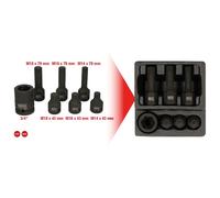 KS Tools 1 / 2″, Spezial-Kraft-Bit-Stecknuss Lot, M14-M18 - 515.1160