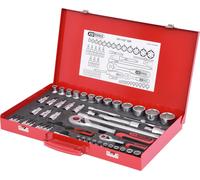 KS TOOLS 1/4"+1/2" Coffret de douilles, 52 pcs