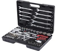 KS Tools KS Tools 1/4"+1/2" Coffret de douilles, 82 pcs. Quantité:1