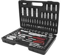 KS Tools 1/4 +1/2 Jeu de douilles CHROMEplus, 96 pces