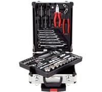 KS TOOLS 1/4"+1/2" Jeu d'outils CHROMEplus, 90 pces 918.0690