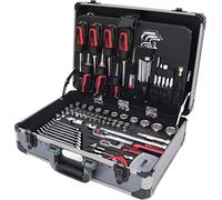 KS Tools – Coffret d'outils universel 911.0649 – 149 pièces 1/4" + 1/2" – Gris/Noir/Bleu/Rouge