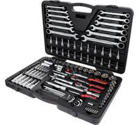 KS Tools Jeu de douilles 1/4"+3/8"+1/2" CHROMEplus, 124 pièces