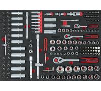 KS TOOLS 1/4"+3/8"+1/2" Module de douilles, 179 pcs, modules système 1/1