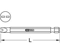 KS Tools 1/4 bit tendeur,75mm,4mm, 911.7523