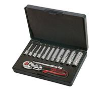 KS Tools 1/4" CHROMEplus Coffret de douilles, 13 pcs. Quantité:1