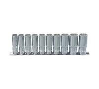 KS Tools 1/4" CHROMEplus Jeu de douilles 12 pans, longues, 10 pcs. 4-13 mm Quantité:1