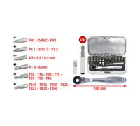 KS Tools 1/4" Coffret d'embouts CHROMEplus, 31 pcs. Quantité:1
