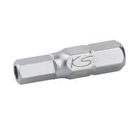 KS Tools 1/4" Embouts de vissage 6 pans percé, 25mm, 2mm Quantité:1