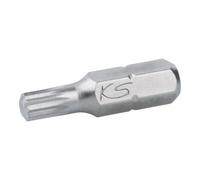 KS Tools 911.2341 - Embout de Vissage XZN M4, Entraînement 6.35 mm, L. 25 mm - En Acier Nickelé