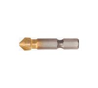 KS TOOLS 1/4" Forets aléseurs HSS TiN 90° sur porte-embouts 90°, 8,3 mm