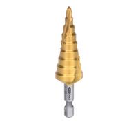 KS Tools 1/4" Forets étagés HSS-TiN sur porte-embouts,Ø 4-20mm, 9 etages Quantité:1