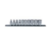 KS Tools 1/4" Jeu de douilles 12 pans CHROMEplus, 10 pcs. 4-13 mm Quantité:1