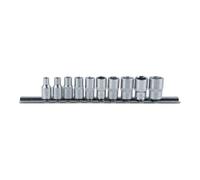 KS Tools 1/4" Jeu de douilles 6 pans, 10 pcs. 4-13 mm Quantité:1