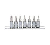 KS Tools Jeu de douilles tournevis 1/4" 911.1460, Torx percé TB10-TB40, 7 pièces