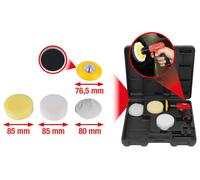 KS TOOLS 515.5120 Mini Polisseuse 6 pièces, Blanc