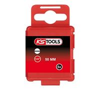 KS Tools 1/4" Punta Para tornillos planos, 50mm, 8mm, paquete de 5