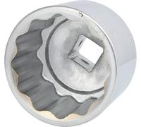 KS TOOLS 1" Douille 12 pans, courte, 75 mm 911.1068