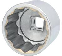 KS TOOLS 1" Douilles 12 pans, courtes, 70 mm
