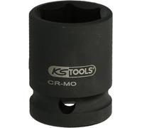 KS TOOLS 1" Douilles à chocs 6 pans, courtes, 34mm