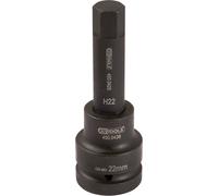 KS TOOLS 1' Douilles à chocs 6 pans, longues, 30 mm ( 450.0496 )