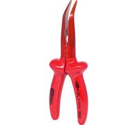 KS Tools 1000V Pince à bec plat, courbée, 200mm, 117.1719
