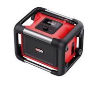 KS TOOLS - 100172F - Enceinte bluetooth puissante - radio de chantier - alimentation secteur ou avec batterie lithium-ion